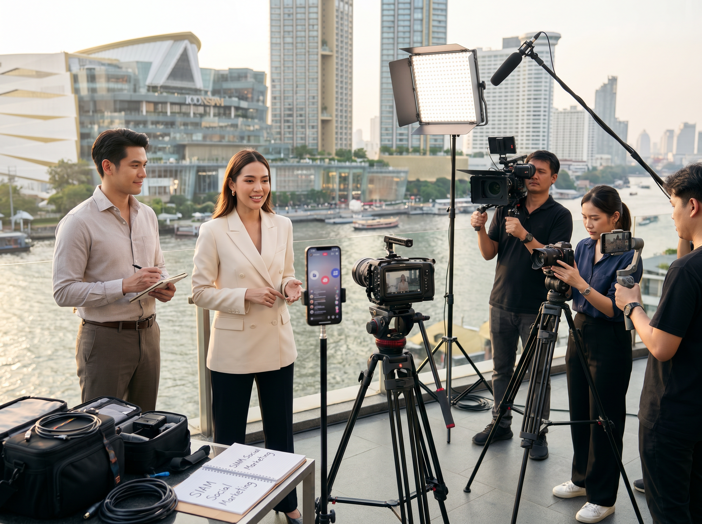 Professional influencer and personal brand content production in Thailand