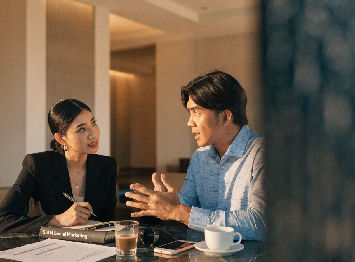 Free marketing consultation with SIAM Social Marketing strategist
